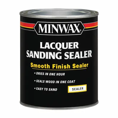 MINWAX Finish: Lacquer, Interior, Oil, 32 fl oz Container Size, Wood, Clear - Wood Sealers & Finishes
