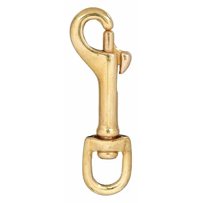 LUCKY LINE PRODUCTS Slide Bolt Spring Snap, Bronze, 1/4 in Opening - Slide Bolt Spring Snaps