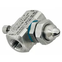 EXAIR Atomizing Spray Nozzle: Siphon, 2.3 scfm, Flat, 1/4 in FNPT, FNPT, Atomizing Nozzle (MPN SF1020SS)