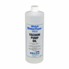 Hydrocarbon oil formulated for use as a lubricant and sealing fluid in vacuum pumps. Compatible with vacuum pumps used in freeze dryer systems to maintain vacuum integrity and reduce component wear. Supplied in a 5 in x 5 in x 10 in container.