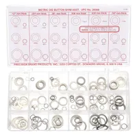 Die Button Shim Assortment,330 pcs,SS: Metric, Arbor Shim, Stainless Steel, 18-8, Full Hard, Plain (MPN 26989)