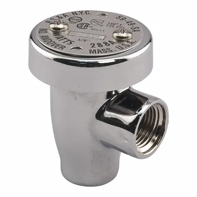 WATTS LF288AC-1/2" Atmospheric Vacuum Breaker, 1/2" Pipe, Polished Chrome - Atmospheric Vacuum Breakers
