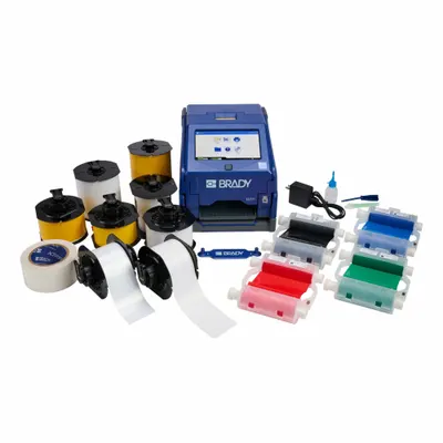 BRADY Desktop Printer: No Wireless Connectivity, 300 dpi Printhead Resolution - Portable Label Printers