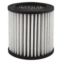 Round/oval engine air filter with axial seal. Overall height 4 25/32 in. Compatible with Ingersoll-Rand vehicles and buses. Direct replacement for Baldwin Interchange PA2038
