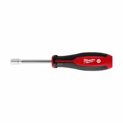 Straight pass-through nut driver with a 5.5 mm hex tip. HollowCore™ design allows the tool to slide over long threaded rods or studs. Non-magnetized tip. Suitable for driving hex nuts and bolts in general assembly and mechanical applications.