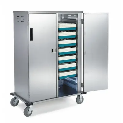 LAKESIDE 5720 Stainless Steel Meal Delivery Cart - Stainless Steel Meal Delivery Carts