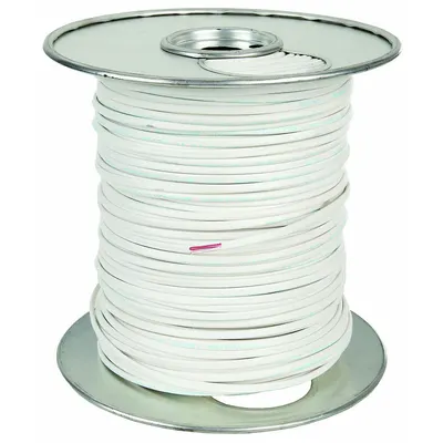 SOUTHWIRE Thermostat Wire: 18 AWG Conductor Size, 2 Conductors, 500 ft Overall Lg - Plenum-Rated Thermostat Wires