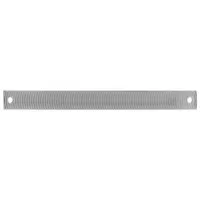 This PFERD auto body file is 14 inches long and 1-3/8 inches wide, with an extra coarse abrasive grade. It features a curved tooth style and flat profile shape, made of aluminum oxide. Designed for shaping and smoothing auto body surfaces, it is suitable for material removal in automotive bodywork and metal finishing applications