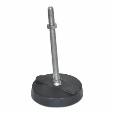 JW WINCO Swivel Male Leveling Mount, 5/8"-11 Thread, 3.15 in, 5,000 lbf Capacity - Swivel Male Leveling Mounts