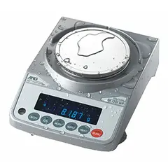 ABS-constructed precision lab balance with 1220 g capacity, 0.01 g readability, and 0.01 g repeatability. Features a VFD display. Suitable for general laboratory weighing, formulation, checkweighing, and parts counting applications.