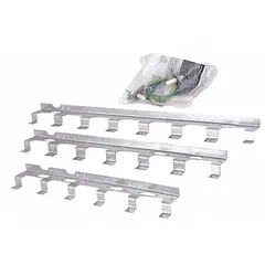 Flame sensor for HVAC systems, designed to detect burner flame presence. Dual rod configuration. Used in residential and light commercial furnaces to ensure safe gas valve operation by shutting off fuel if no flame is sensed.