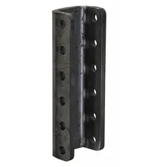 Channel for organizing and routing cables, hoses, or wiring in fleet and vehicle maintenance. Overall length 12 5/32 in, width 4 1/2 in, height 2 31/32 in. Fits standard service bays.
