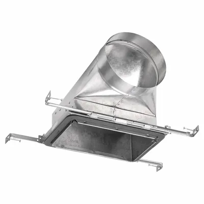 SPEEDI-BOOT Vent Boot Hanger: 90° Boot Boot, 7 in Dia. 7 in H x 7 in W Collar Size - Vent Boots