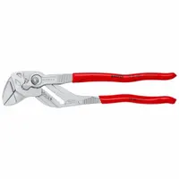 Plier Wrench: Flat, Push Button, 2 3/8 in Max Jaw Opening, 12 in Overall Lg, 24 Jaw Positions (MPN 86 03 300 SBA)