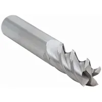 This carbide square end mill features 4 flutes for efficient chip evacuation and a square tip for creating 90-degree corners. With a 1/4-inch diameter, 1/2-inch length of cut, and 2-inch overall length, it is suited for slotting, profiling, and contouring in CNC and manual milling machines. The fast-cutting design enables high material removal rates on ferrous and non-ferrous materials
