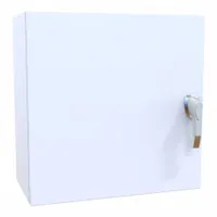 HAMMOND Enclosure: 304 Stainless Steel, 24 in x 24 in x 12 in, NEMA 12/13/3R/4/4X, Solid Cover (MPN EN4SD242412SSWH)