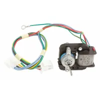 This evaporator motor kit is a replacement part for refrigerators and freezers. It is used to restore airflow and cooling performance by replacing a failed evaporator fan motor. The kit includes the motor and necessary mounting hardware for installation