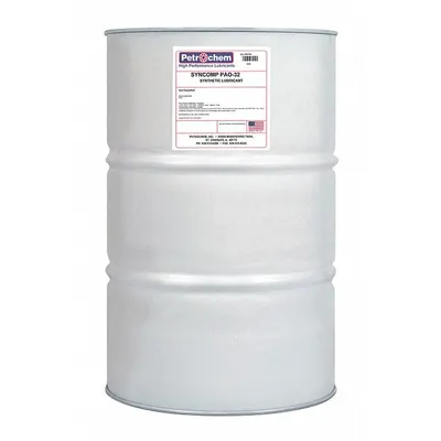 PETROCHEM Compressor Oil: 55 gal, Drum, 10 SAE Grade, 32 ISO Viscosity Grade - Air Compressor Oils
