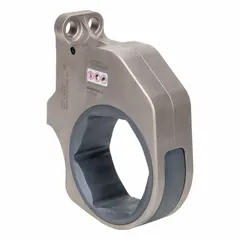 Steel hex cassette for RSL Series torque wrenches. Delivers torque range of 38 N-m to 28,002 ft-lb. Accommodates max hex size of 5 3/8 in (135 mm). Used in industrial bolting applications requiring controlled tightening.
