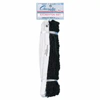 This badminton net features a 21 ft system width and a 1.5 in headband with nylon rope cable. Suitable for recreational and competitive play on standard courts in gyms, parks, or backyards