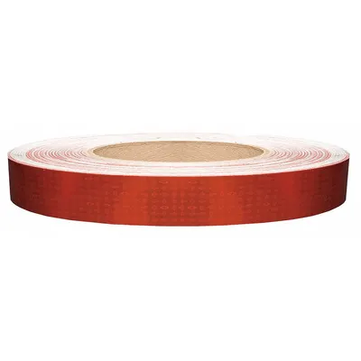 ORALITE 18642 Red Reflective Tape, 1 in x 50 yd, Acrylic Adhesive - Vehicle Reflective Tapes