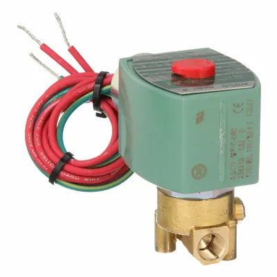 REDHAT Solenoid Valve: 2-Way, Normally Closed, 1/8 in Pipe Size, 110V AC/120V AC - 2-Way/2-Position, Normally Closed Solenoid Valves