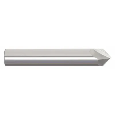 OEM Carbide Chamfer Mill, 2 Flute, 90°, 3/4" Mill Dia, 3" OAL, 209-092750 - Carbide Chamfer Mills