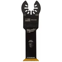 This flush-cutting blade features a bi-metal construction for cutting copper pipe. With a 4-3/4 in overall length and open-back universal OIS mount, it is suited for precision cutting in tight spaces common in plumbing and HVAC work.