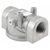 Hydraulic filter base, 3 in length, for mounting compatible hydraulic filter elements. Designed for use with hydraulic filters and compatible with manufacturer model number BT8420