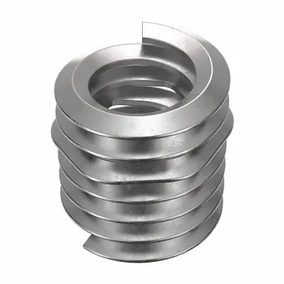 HELI-COIL Free-Running Tangless Helical Insert, 1/4"-20, Plain, 18-8, 1,000 PK - Free-Running Tangless Helical Inserts