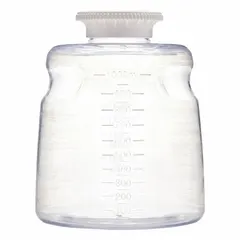 Approved Vendor 1173-RLS Polystyrene Lab Media Bottle, 1 L, Graduated, Screw-On Closure