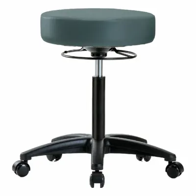OEM Stool: Vinyl, Ht Range 19 3/4 in to 27 3/4 in, 17 in Seat Wd, 17 in Seat Dp - Vinyl Lab Stools