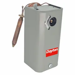 This single-function immersion controller is used as a high-limit safety device in heating processes. It monitors liquid temperature and breaks the circuit if the temperature exceeds the set point, preventing overheating. Features a fixed 6°F differential, auto/manual switch, and any-position mounting. Typical applications include boilers, tanks, and process vessels.