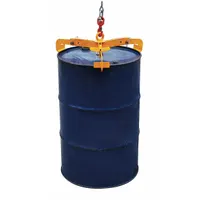 DAYTON Drum Lifter: 3 Grip Points, For 30 gal/55 gal Drum Capacity, Metal/Plastic, Rim, Vertical (MPN 12R540)