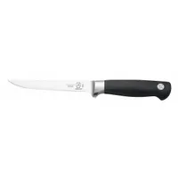 MERCER CUTLERY Boning Knife: Stiff, 6 in Overall Lg, Steel Blade, Santoprene Handle, Black Handle (MPN M20106)