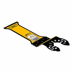 This bi-metal oscillating blade features a 1-1/4 in width for straight cutting in wood. The open-back universal OIS mount fits most major oscillating tool brands. Suitable for plunge cuts, flush cuts, and general wood cutting in renovation, demolition, and carpentry applications.