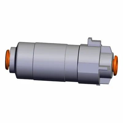 SMC In-Line Air Filter: ZF, 12 mm Inlet, Push-to-Connect, -100 kPa to 1 MPa - In-Line Vacuum Suction Filters
