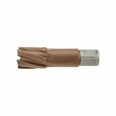 HOLEMAKER TECHNOLOGY Annular Cutter: 1 1/16 in Cutter Dia, 2 in Max Cutting Dp, TiAlN/TiSiN - Carbide-Tipped Annular Cutters for Toughest Materials