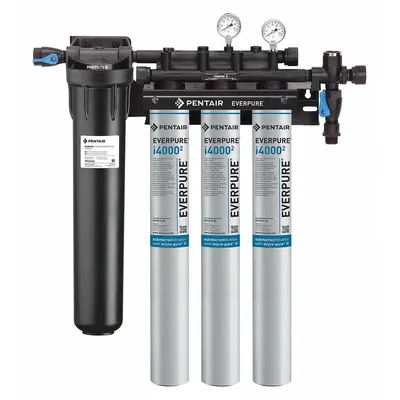 PENTAIR/EVERPURE Ice Machine Water Filter System, EV932523-75 - Ice Machine & Refrigerator Water Filter Systems