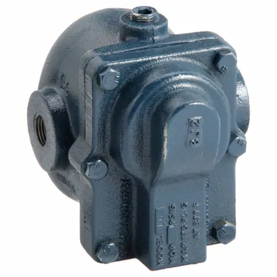 ARMSTRONG INTERNATIONAL Steam Trap: Cast Iron, 1/2 in FNPT, 2,100 lb/hr, 30 psi Max., 353°F Max. - Cast Iron In-line Float & Thermostatic Steam Traps