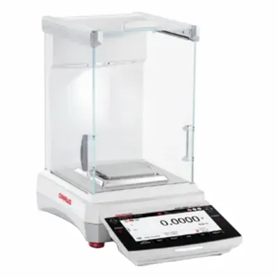 OHAUS Lab Scale: 120 g Capacity, 0.1 mg Readability, 0.1 mg Repeatability, 0.2 mg Linearity - Analytical Lab Balances