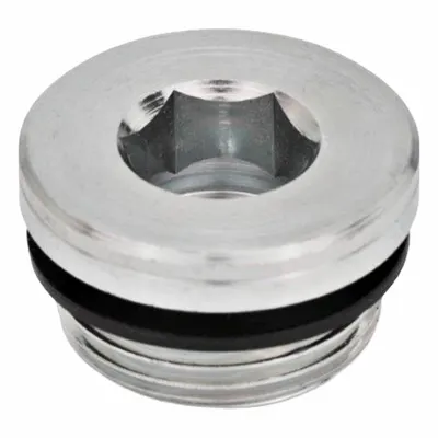 JW WINCO Threaded Plug: Steel, NBR Seal, Metric Fine, M48x2 Thd, Internal Hex - Steel Threaded Plugs