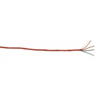 CAROL Fire Alarm Cable: 1,000 ft Cable Lg, Plenum, Plenum, PVC, PVC, Red, PVC, 4 Conductors, 0 Pairs (MPN E3504S.30.03)