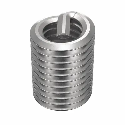HELI-COIL Free-Running Tanged Helical Insert, #10-32 Thread Size, 100 PK - Free-Running Tanged Helical Inserts