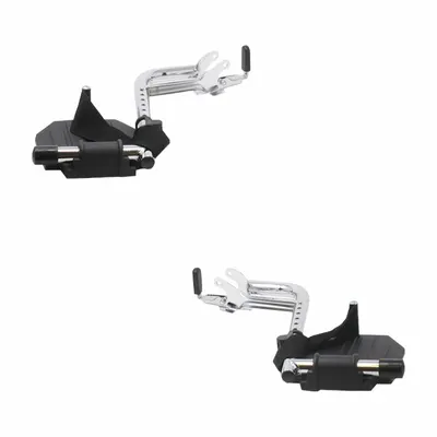 INVACARE Wheelchair Footrest Assembly, Aluminum/Metal, 7 in Overall Width - Leg Rest Pads for Wheelchairs