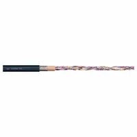 CHAINFLEX Control Cable: 24 AWG, 8 Conductors, Order by the Foot, PUR Jacket, 300 V (MPN CF2-02-08)