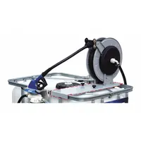 This hose reel tote base mount provides a stable foundation for PIUSI DEF hose reel assemblies. It is designed for use in industrial fluid-handling applications where secure mounting of a DEF hose reel is required