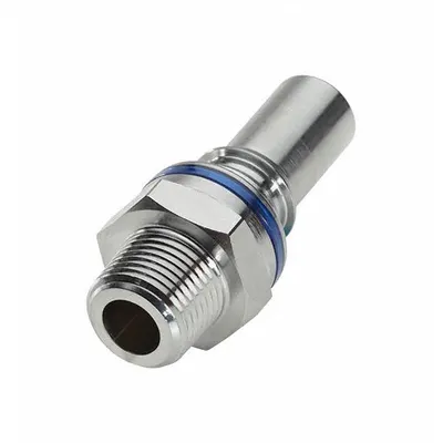 CPC LQ6D24006BLU Chrome-Plated Brass Quick-Disconnect Tube Fitting - Chrome-Plated Brass Quick-Disconnect Tube Fittings