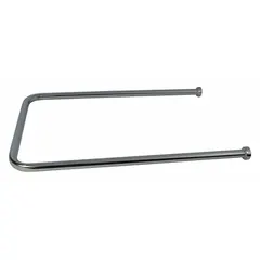 Handle bar designed for electric lift tables, providing a secure grip for operators to maneuver or position the table during material handling tasks in industrial and warehouse environments.