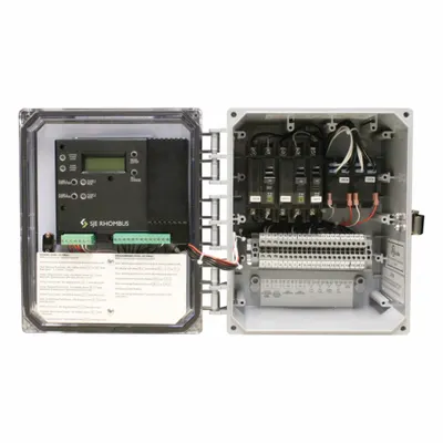 SJE-RHOMBUS Control Panel: Duplex, Single Phase, 120/208/240V AC, 7 to 15 A, 4 Switches Included - Multi-Purpose Pump Control Panels